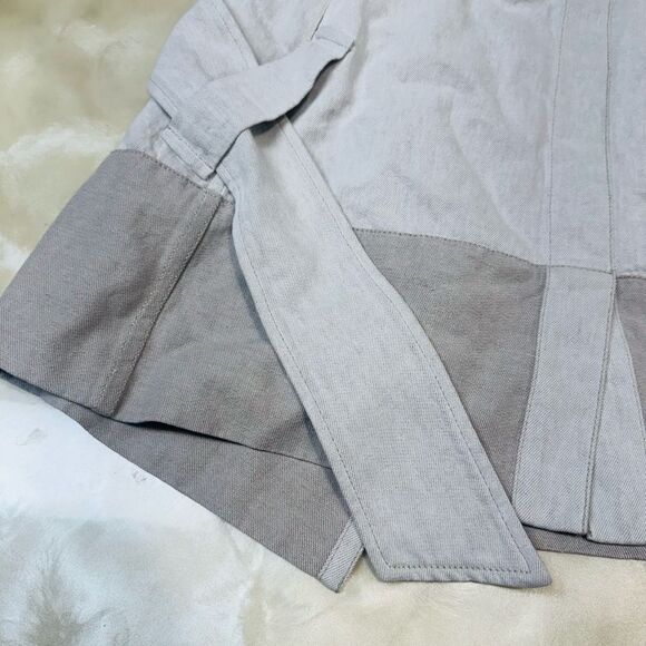 Christopher Esber Kimono Wrapped Chalk Skirt Cotton/Linen NWT 8 - Picture 5 of 8